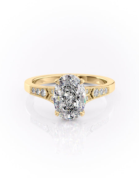 The Dianne 2ct YG OV