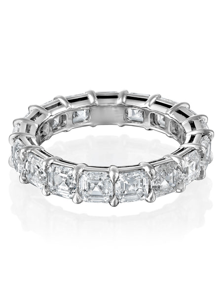 4ct Asscher Eternity 4ct WG ASH