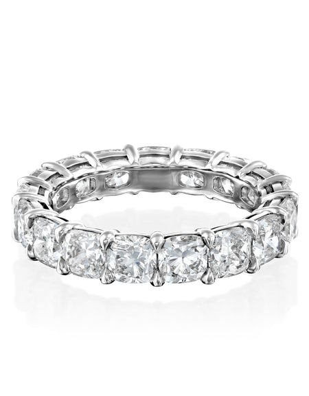 5ct Cushion Eternity 5ct WG CU