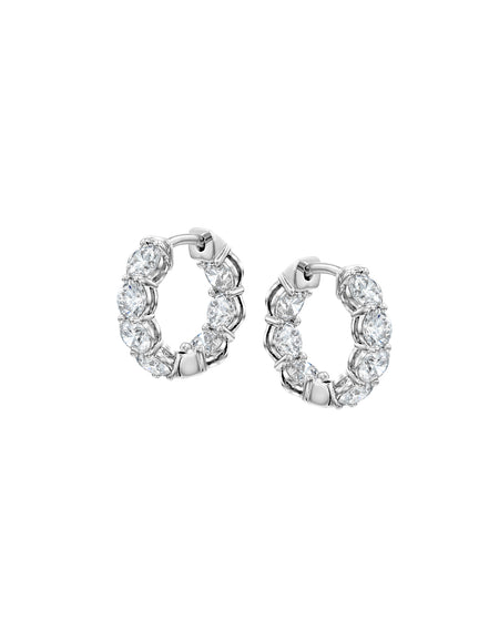 15mm Eternity Hoops 3ct WG R