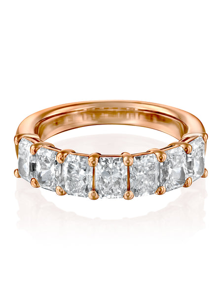 7 Stone 2ct Radiant Anniversary 2ct RG RAD
