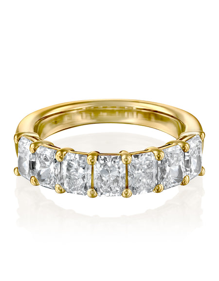 7 Stone 2ct Radiant Anniversary 2ct YG RAD