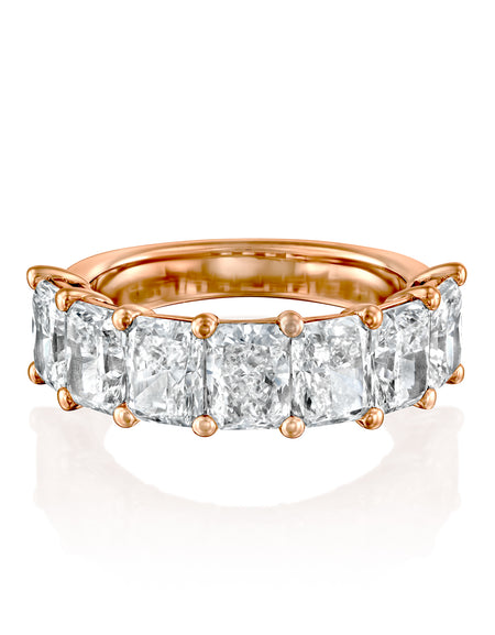 7 Stone 4ct Radiant Anniversary 4ct RG RAD