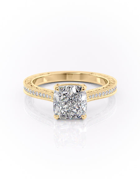 The Pave Cathedral Sierra 2ct YG CU