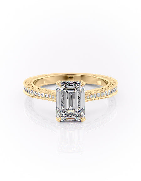 The Pave Cathedral Sierra 2ct YG EM
