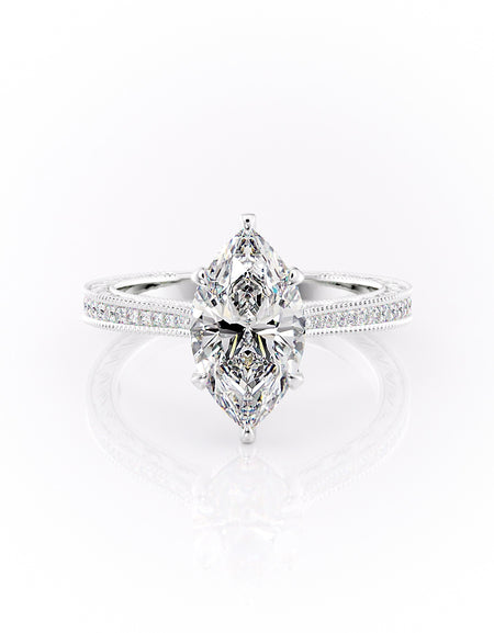 The Pave Cathedral Sierra 2ct WG MQ