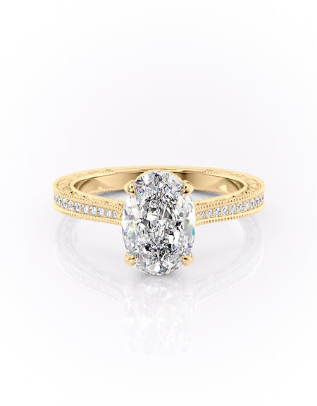 The Pave Cathedral Sierra 2ct YG OV