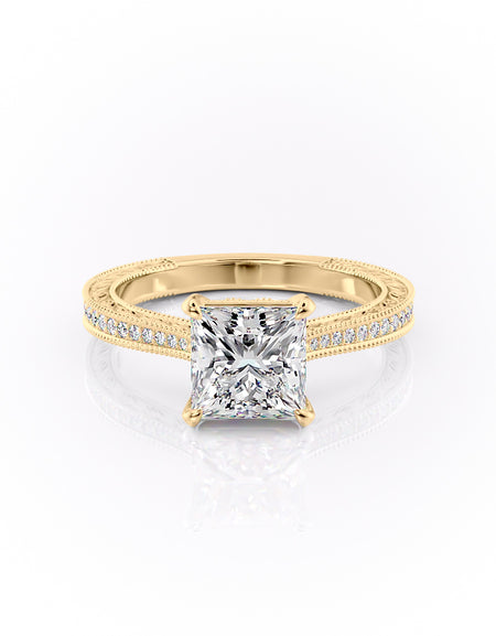 The Pave Cathedral Sierra 2ct YG PR