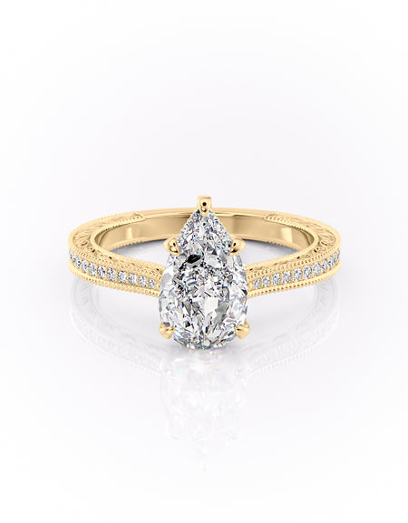 The Pave Cathedral Sierra 2ct YG PS