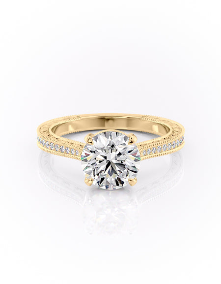 The Pave Cathedral Sierra 2ct YG R