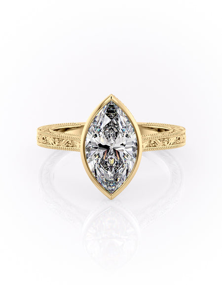 The Bezel Sierra 2ct YG MQ