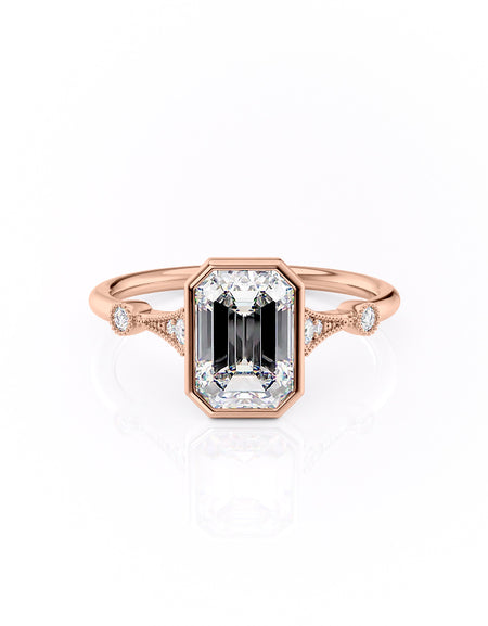 The Bezel Amber 2ct RG EM