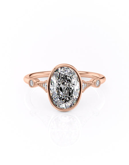 The Bezel Amber 2ct RG OV
