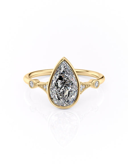 The Bezel Amber 2ct YG PS