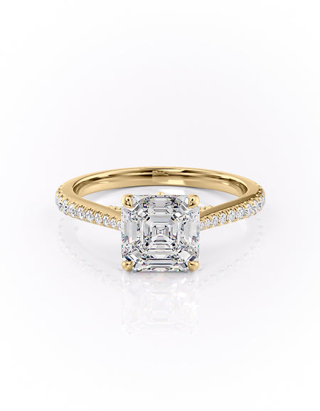 The Pave Miranda 2ct YG ASH