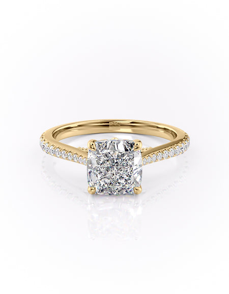 The Pave Miranda 2ct YG CU