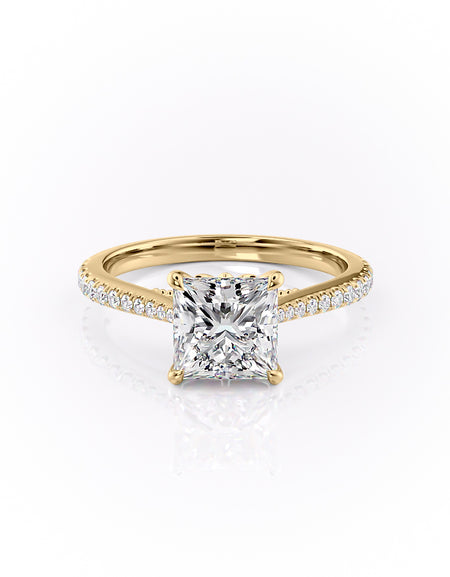 The Pave Miranda 2ct YG PR