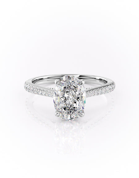The Pave Miranda 2ct WG PS