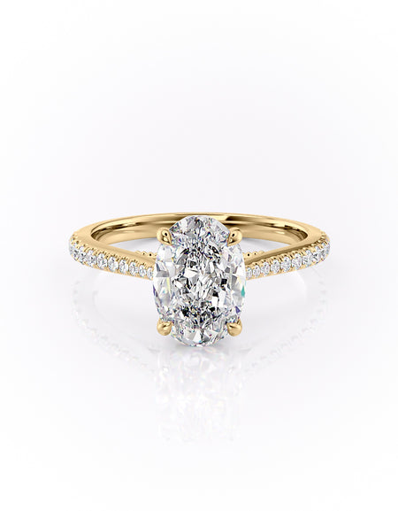 The Pave Miranda 2ct YG PS