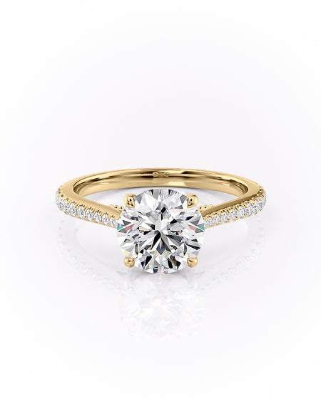 The Pave Miranda 2ct YG R