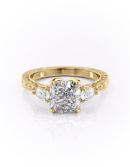 The Three Stone Sierra 2ct YG CU