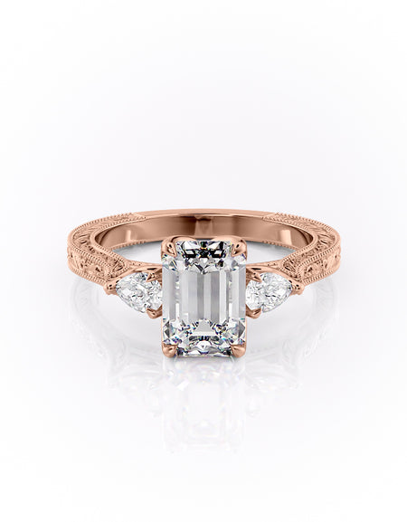 The Three Stone Sierra 2ct RG EM