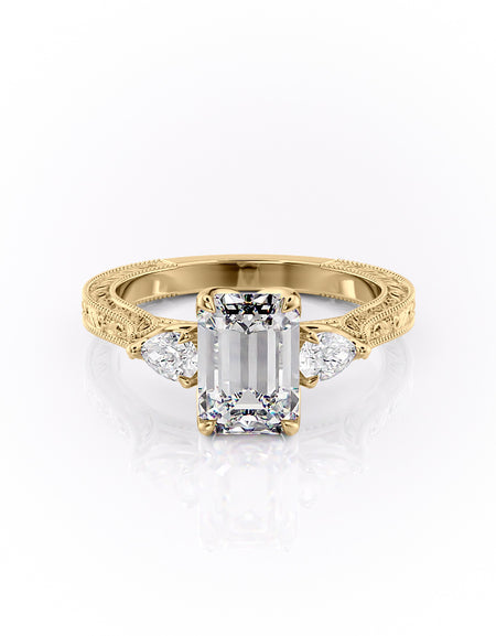 The Three Stone Sierra 2ct YG EM