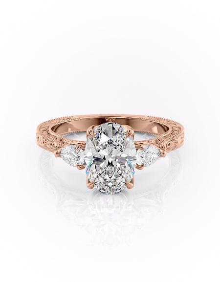 The Three Stone Sierra 2ct RG OV