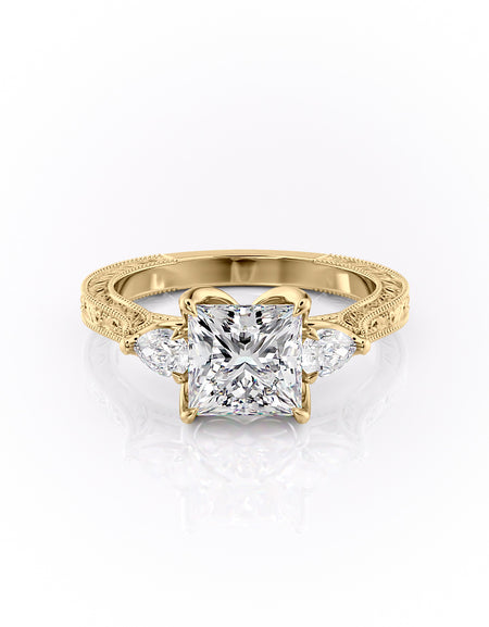 The Three Stone Sierra 2ct YG PR