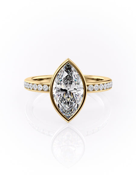 The Bezel Marilyn 2ct YG MQ
