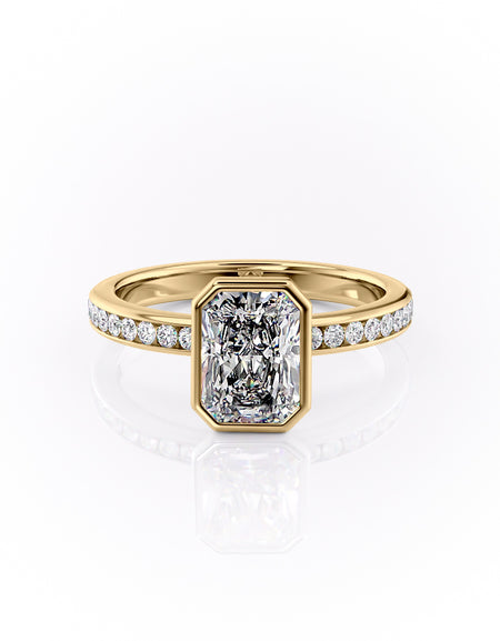 The Bezel Marilyn 2ct YG RAD
