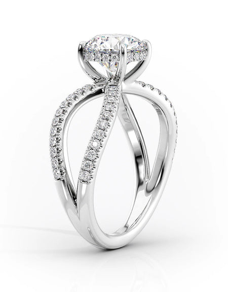 The Zoey Round White Gold 14k, The Zoey Round White Gold 18k