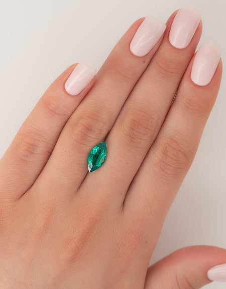 3Ct Marquise Cut Lab Created Emerald