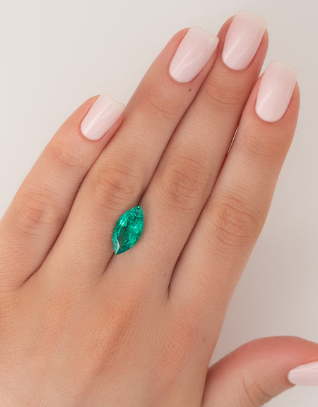 4Ct Marquise Cut Lab Created Emerald