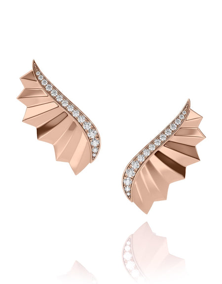 Born To Fly Crawler Earrings RG