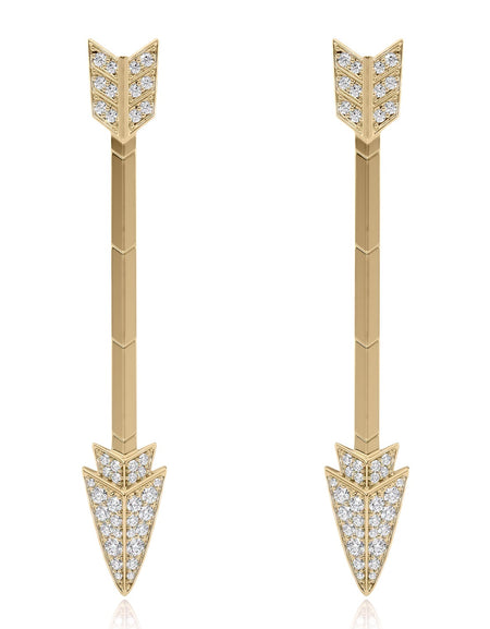 Aim Forward Drop Earrings YG
