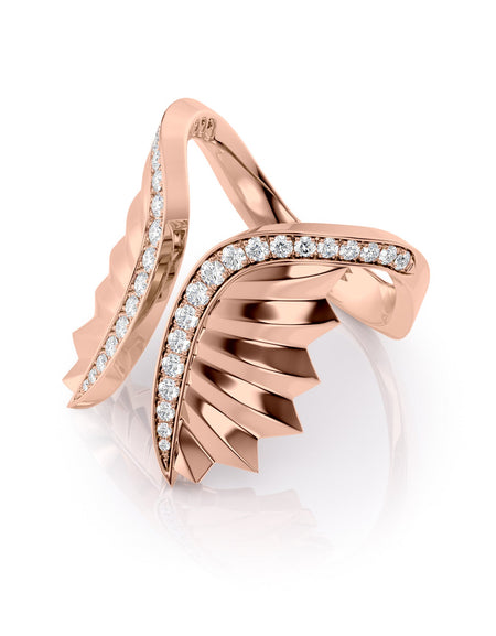 Born To Fly Wings Ring RG
