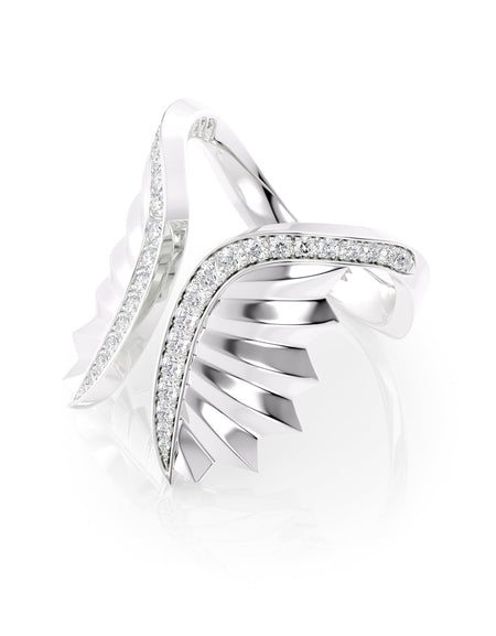 Born To Fly Wings Ring WG