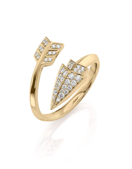 Aim Forward Arrow Bypass Ring YG