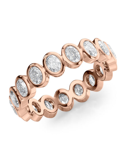 1.7ct Oval Bezel Eternity RG