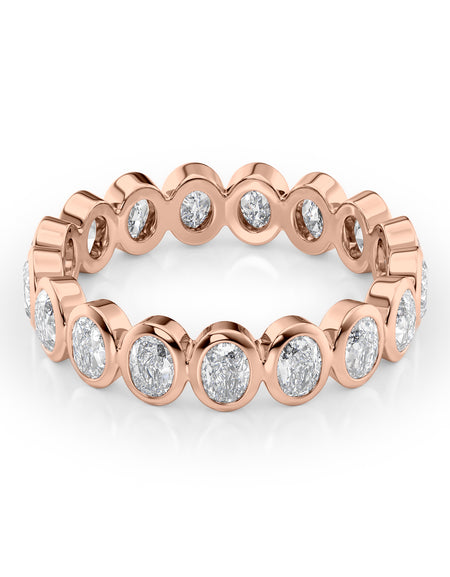 1.7ct Oval Bezel Eternity