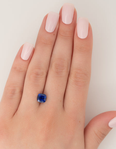 2Ct Cushion Cut Lab Created Sapphire
