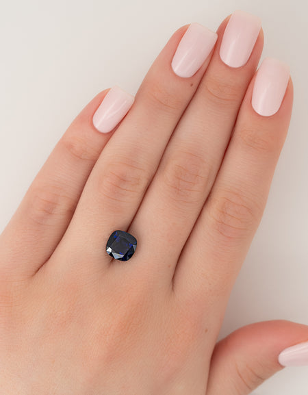3.5Ct Cushion Cut Lab Created Sapphire