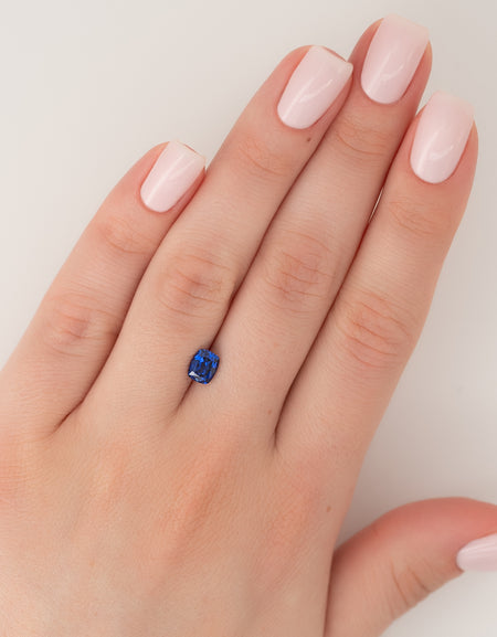 1Ct Elongated Cushion Cut Lab Created Sapphire