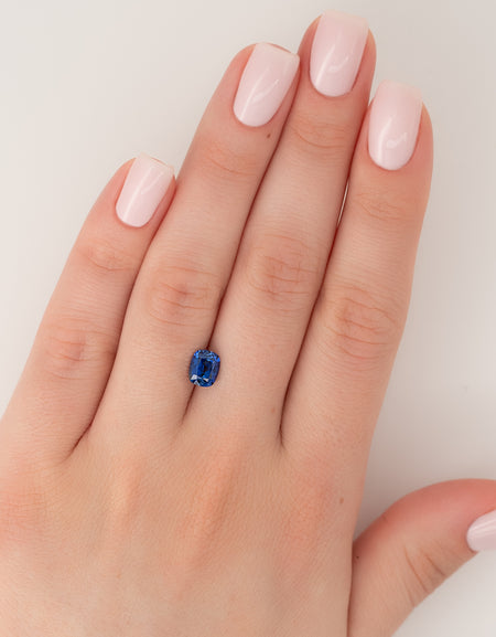 1.5Ct Elongated Cushion Cut Lab Created Sapphire