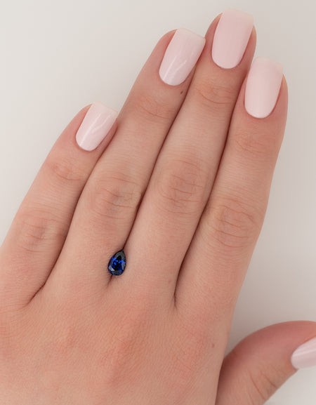1Ct Pear Cut Lab Created Sapphire
