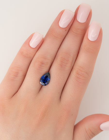 3.5Ct Pear Cut Lab Created Sapphire
