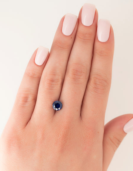 1.5Ct Round Cut Lab Created Sapphire