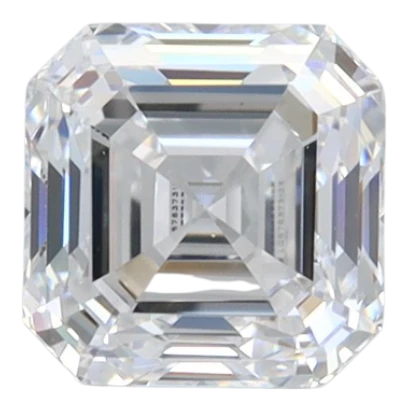 0.98 Carat D VVS2 Asscher Lab Diamond