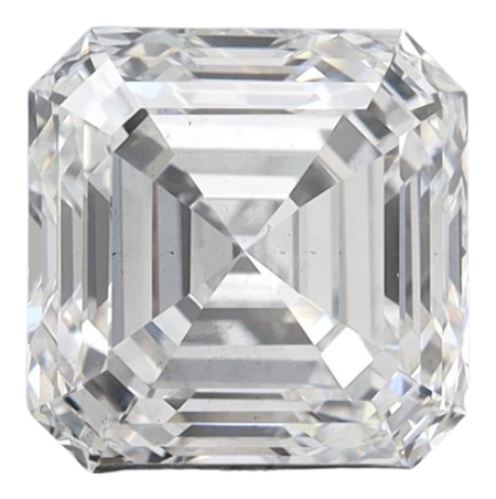3.08 Carat E VS2 Asscher Lab Diamond